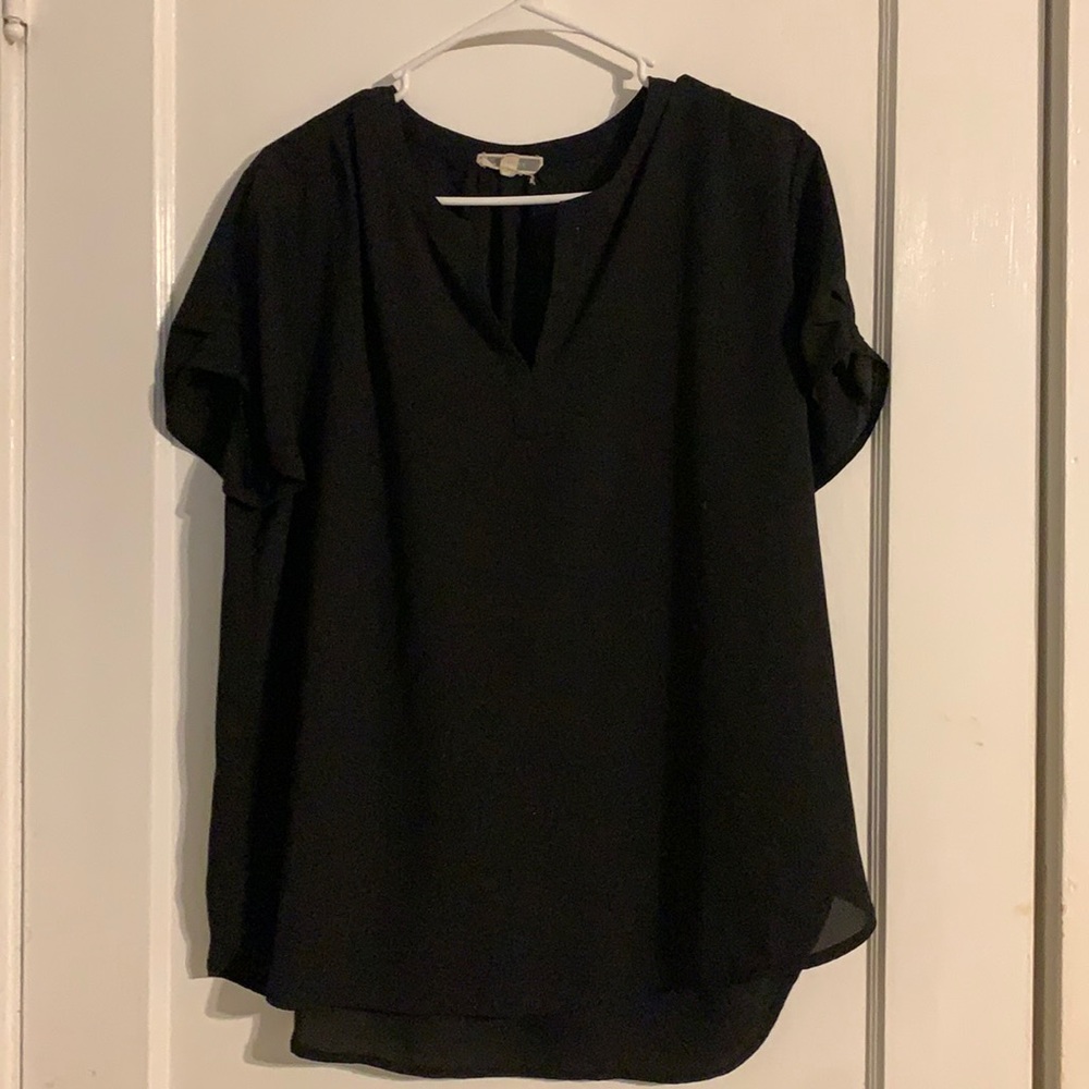 Black work blouse - very comfortable!